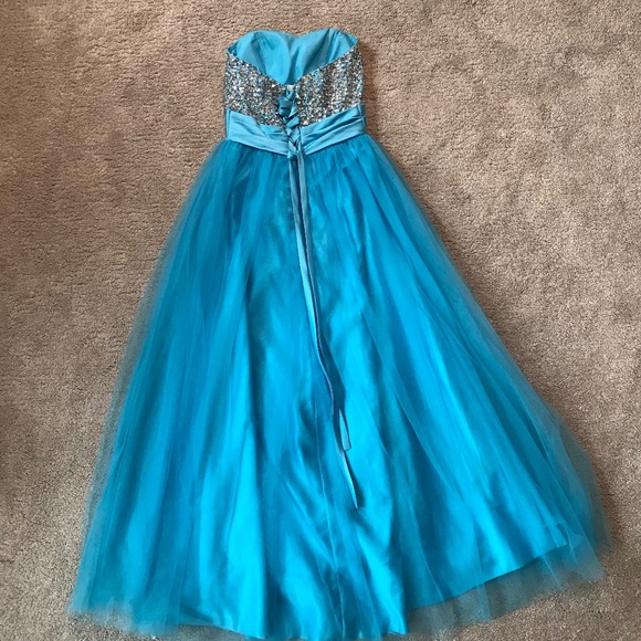 🔶Beautiful Formal Princess Prom/Pageant Sweetheart Tulle Dress - Picture 10 of 16